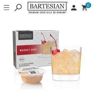 Bartesian Whiskey Sour capsules 50%off ($1.30 each) *see description*